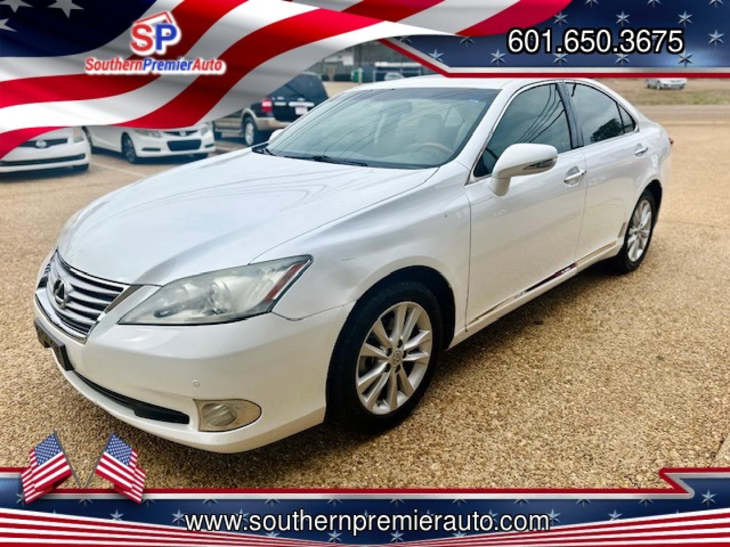 2011 WHITE LEXUS ES 350 BASE (JTHBK1EG3B2) , located at 922 W. Beacon St., Philadelphia, MS, 39350, (601) 650-3675, 32.770447, -89.127151 - Photo#2